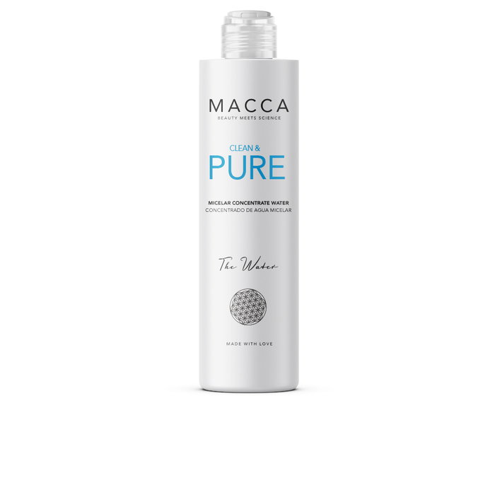 Macca Eau Micellaire CLEAN & PURE Concentrée 200 ml Visage Yeux Lèvres Macca Eau Micellaire CLEAN & PURE Concentrée 200 ml Visage Yeux Lèvres