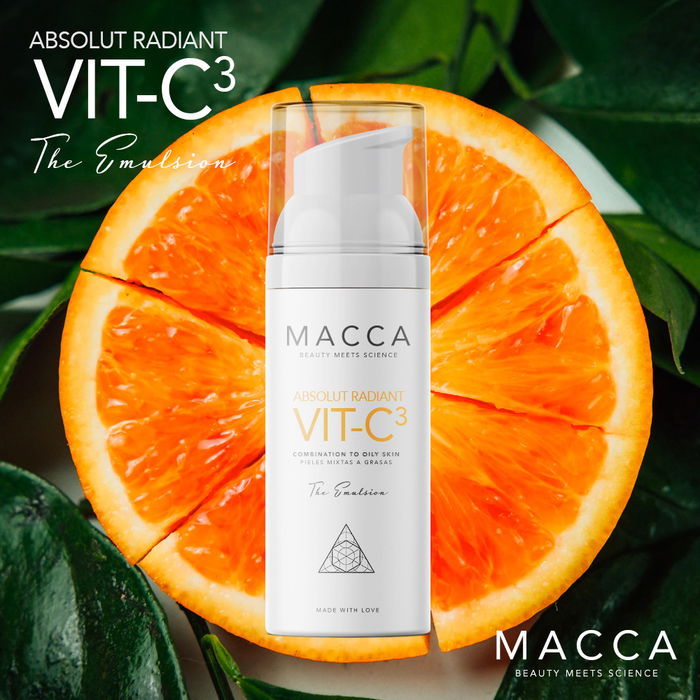 Macca ABSOLUT RADIANT VIT-C3 Émulsion Peaux Mixtes à Grasses 50 ml
