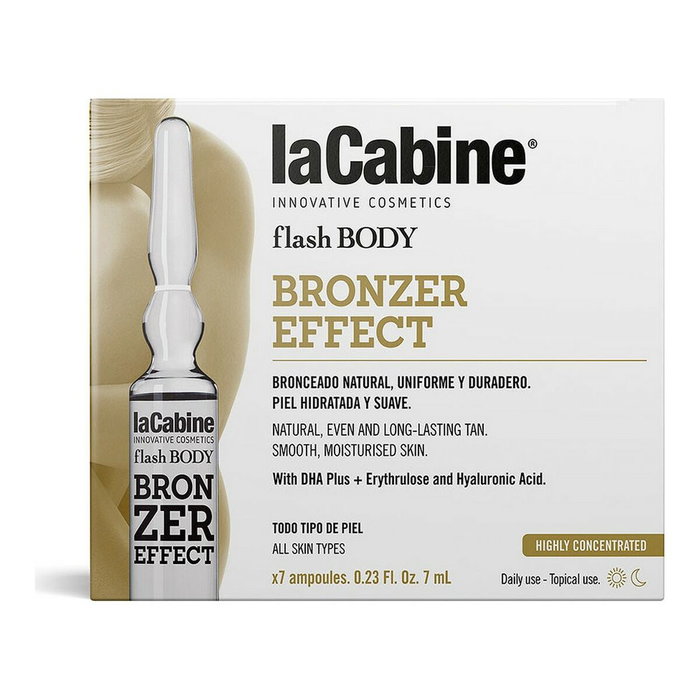 La Cabine Ampoules Corporelles Effet Bronzant 7 x 7 ml La Cabine Ampoules Corporelles Effet Bronzant 7 x 7 ml