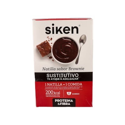SIKEN Susti Natilla Brownie 6 Unités, Poudre pour préparer dessert brownie à la crème SIKEN Susti Natilla Brownie 6 Unités, Poudre pour préparer dessert brownie à la crème