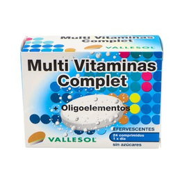 VALLESOL MULTIVI+OLIG. EFERVESCENTE 24 comprimés
