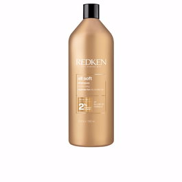Redken All Soft Shampoo - Shampooing nourrissant pour cheveux secs et fragiles - 1000 mL - Nouveau format