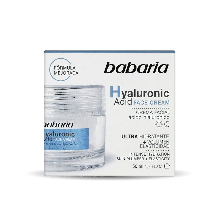 Babaria Crème Visage Ultra-Hydratante Acide Hyaluronique 50 ml