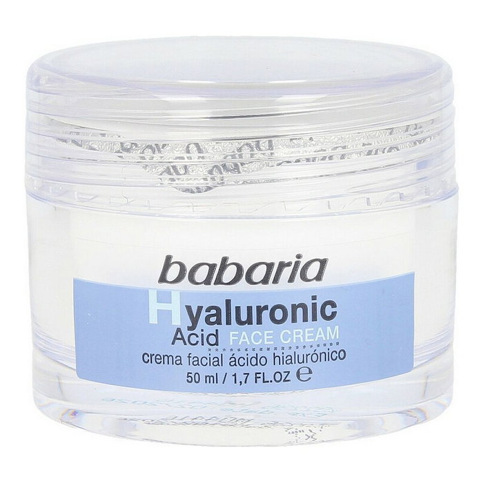 Babaria Crème Visage Ultra-Hydratante Acide Hyaluronique 50 ml