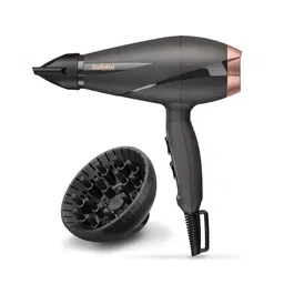 BaByliss Smooth Pro 2100 6709DE Seche-cheveux professionnel 2100W, ionique, concentrateur 6mm, diffuseur, 2 températures 2 vitesses, moteur AC, Fabriqué en Italie