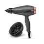 BaByliss Smooth Pro 2100 6709DE Seche-cheveux professionnel 2100W, ionique, concentrateur 6mm, diffuseur, 2 températures 2 vitesses, moteur AC, Fabriqué en Italie