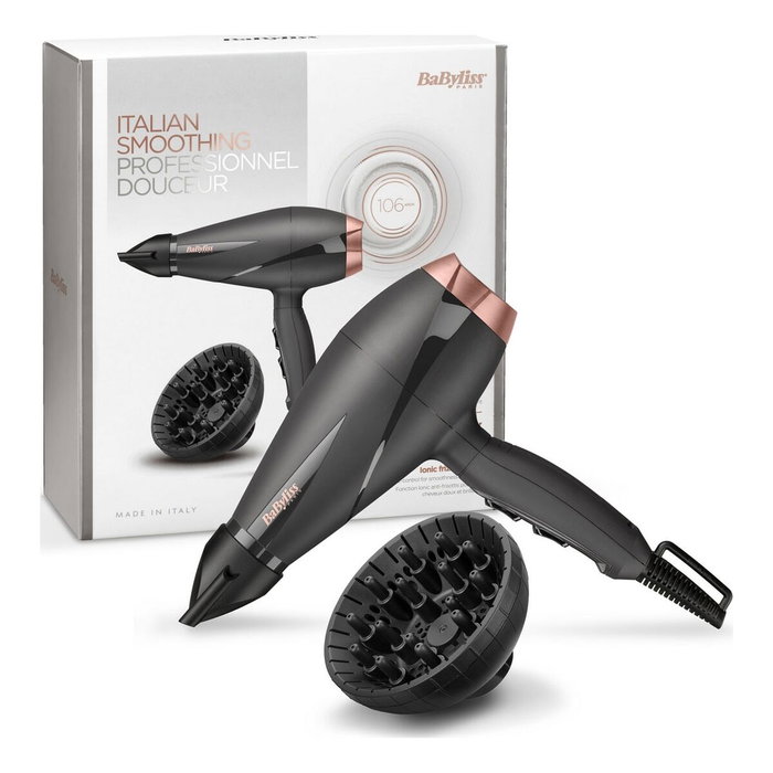 BaByliss Smooth Pro 2100 6709DE - Noir et Rose doré BaByliss Smooth Pro 2100 6709DE - Noir et Rose doré