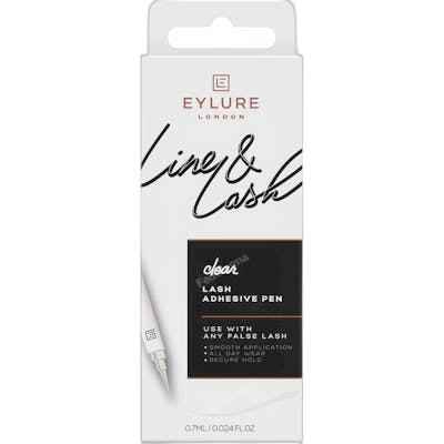 Eylure Line & Lash 2-en-1 Eyeliner Adhésif pour Cils, Crystal Clear Eylure Line & Lash 2-en-1 Eyeliner Adhésif pour Cils, Crystal Clear