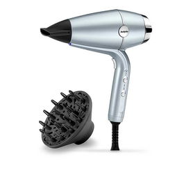 Babyliss Sèche-cheveux D773DE Hydro Fusion 2100W avec Technologie Ionic Advanced Plasma, Diffuseur et Buse Ciblée - Brillance et Douceur