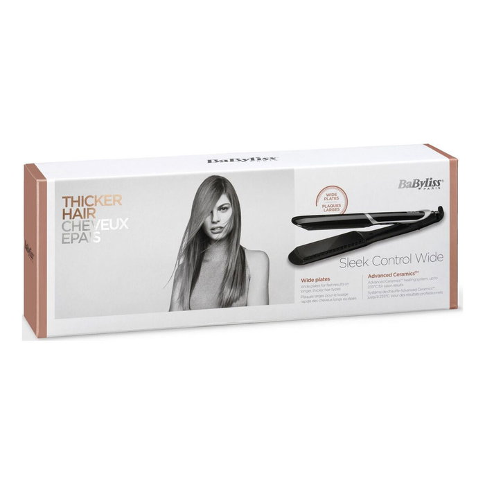 BaByliss ST397E Sleek Control Wide Lisseur Noir