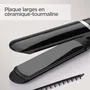 BaByliss Lisseur ST397E Sleek Control Wide avec plaques tourmaline céramique extra-larges 35x120mm, peignes amovibles, 6 températures (140-235°C) et ionique