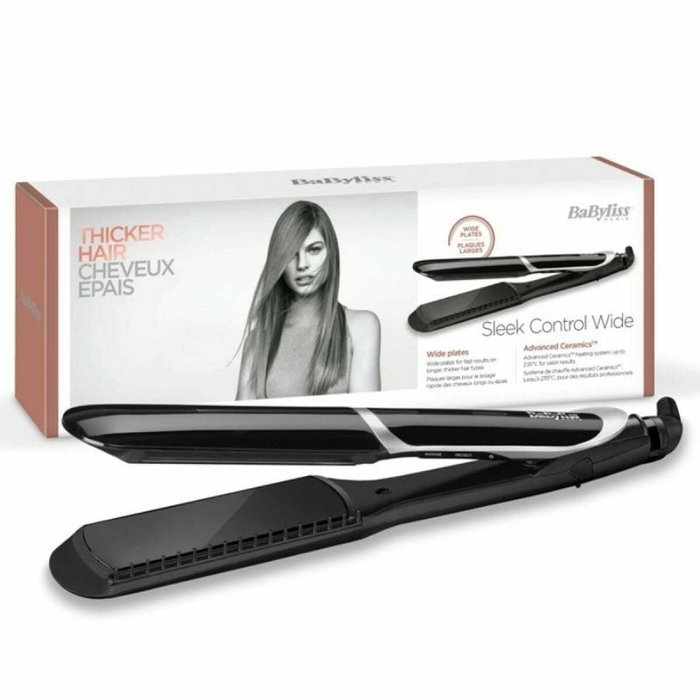 BaByliss ST397E Sleek Control Wide Lisseur Noir
