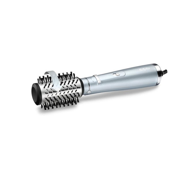 BaByliss AS773E Brosse Chauffante Hot Air Brush Hydro Fusion Styler - Couleur Ice Blue