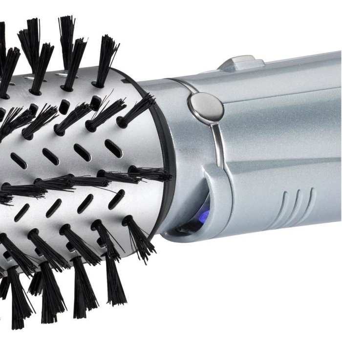 BaByliss AS773E Brosse Chauffante Hot Air Brush Hydro Fusion Styler - Couleur Ice Blue