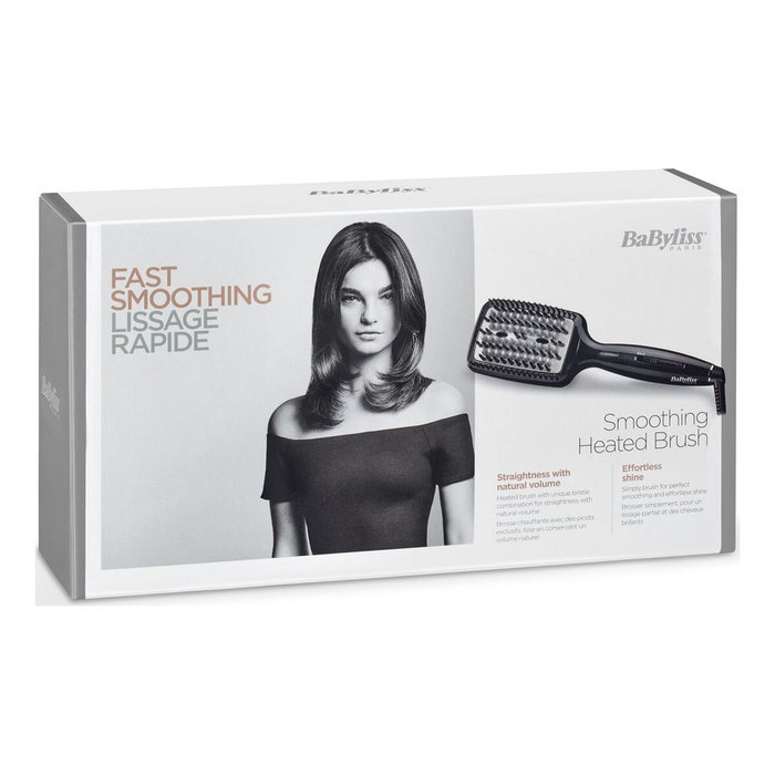Babyliss HSB101E Brosse Lissante Noire avec Technologie Ionique Babyliss HSB101E Brosse Lissante Noire avec Technologie Ionique