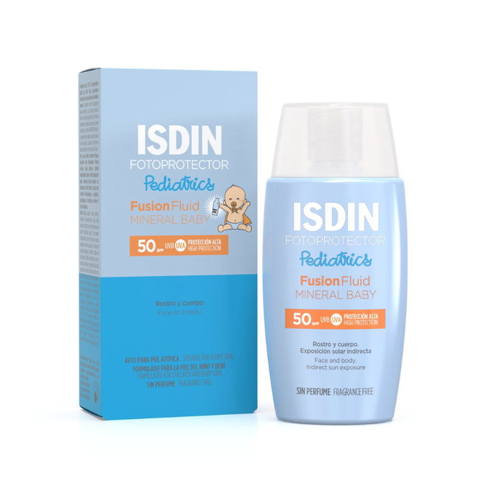 Isdin Fotoprotector Pediatrics Fusion Fluid Mineral SPF 50, 50 ml Isdin Fotoprotector Pediatrics Fusion Fluid Mineral SPF 50, 50 ml