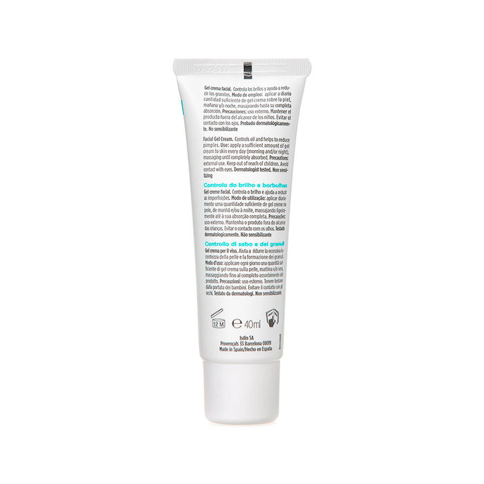 Isdin ACNIBEN Control de brillos y granos 40 ml - Soin peaux grasses et acné, matifiant, régulateur de sébum