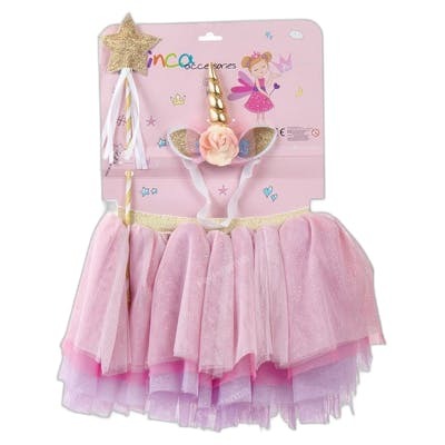 Inca Coffret Déguisement Bailarina Unicornio 3 Pièces