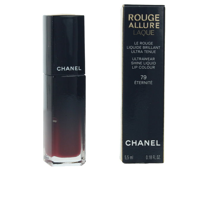 Chanel Rouge Allure Laque #79 Éternité - Rouge à lèvres liquide longue tenue, couleur intense et finition éclatante, 6 ml