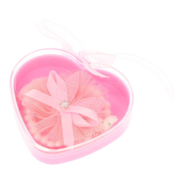 Inca Boîte d'accessoires pour cheveux, lot de 5 pièces : 2 chouchous boule, 2 chouchous satin, 1 pince ornée Inca Boîte d'accessoires pour cheveux, lot de 5 pièces : 2 chouchous boule, 2 chouchous satin, 1 pince ornée