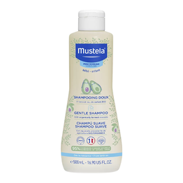 Mustela Shampooing Doux Gentle à l'Avocat pour Enfants - Nettoyage Délicat - 500 ml