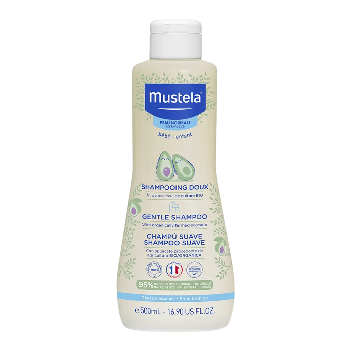 Mustela Shampooing Doux Gentle à l'Avocat pour Enfants - Nettoyage Délicat - 500 ml Mustela Shampooing Doux Gentle à l'Avocat pour Enfants - Nettoyage Délicat - 500 ml