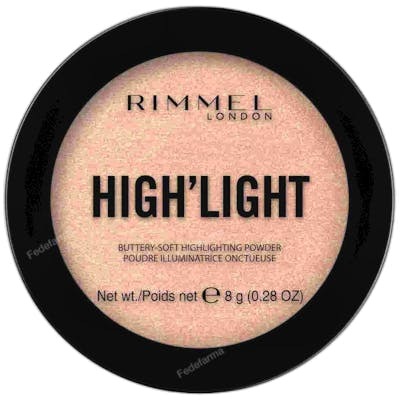 Rimmel London HIGH'LIGHT buttery-soft highlighting powder #002-candleit Rimmel London HIGH'LIGHT buttery-soft highlighting powder #002-candleit