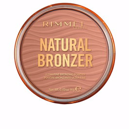 Rimmel London Poudre Bronzante Natural Bronzer #001-sunlight Teint Doré SPF15 Longue Tenue 14g