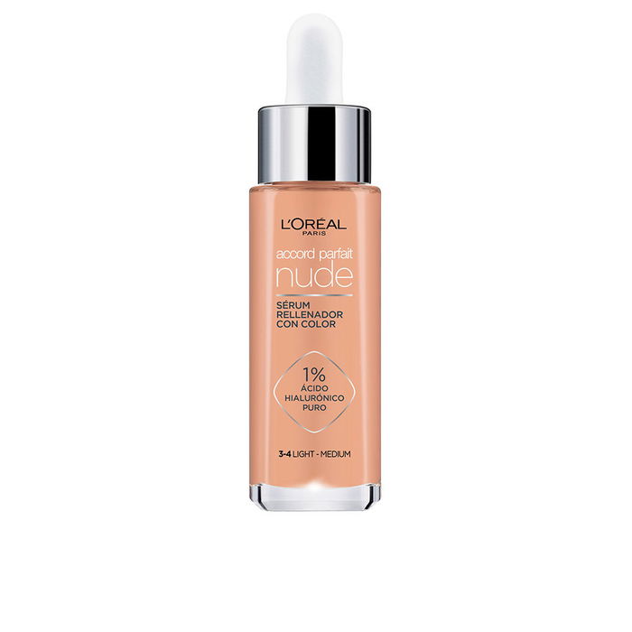 L'Oréal Paris Accord Parfait Nude Sérum Couleur #3-4 30 ml L'Oréal Paris Accord Parfait Nude Sérum Couleur #3-4 30 ml