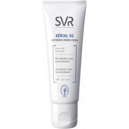 SVR XERIAL 50 Crème Extrême Pieds - Traitement Callosités et Sécheresse Intense - À l'Urée et Acide Salicylique - Flacon 50 ml