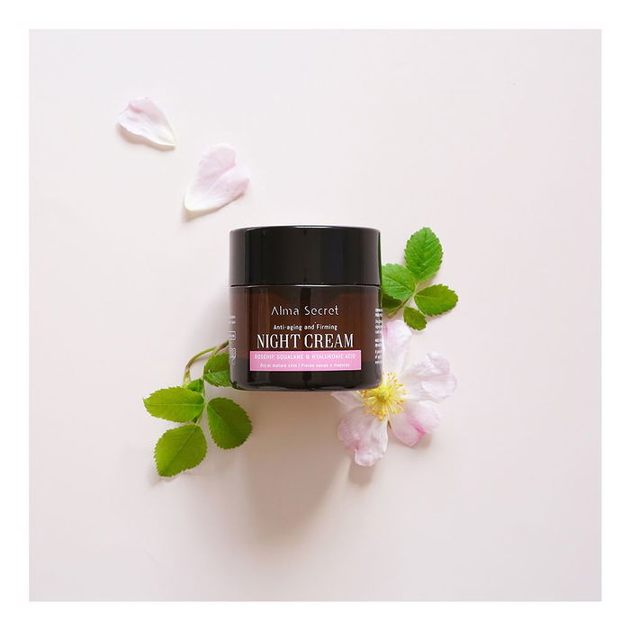 Alma Secret Crème de Nuit Anti-Âge Multi-Réparatrice pour Peaux Sensibles 50 ml