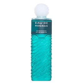 Rochas Gel Douche Eau de Rochas 500 ml - Fraîcheur Citronnée et Aromatique avec Notes de Bergamote et de Bois de Santal