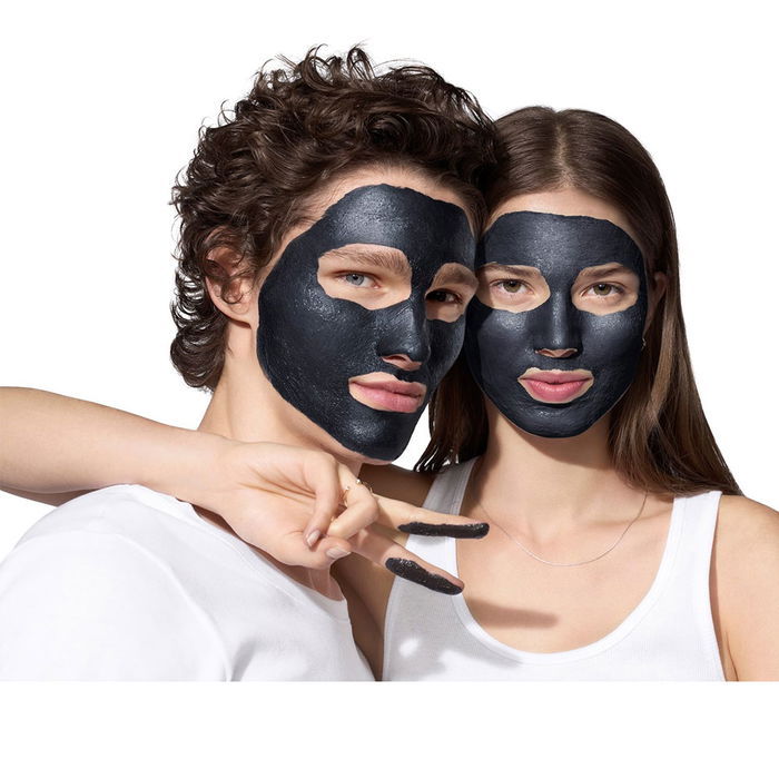 Garnier Pure Active Intensif 3 en 1 Charbon Anti-Points Noirs pour Peaux Grasses Soin Purifiant Nettoyant Gommage Masque 150 ml