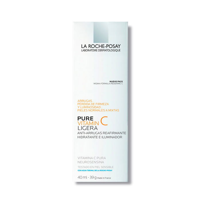 La Roche Posay Redermic C Soin Raffermissant et Éclaircissant pour Peaux Mixtes/Normales, 40 ml La Roche Posay Redermic C Soin Raffermissant et Éclaircissant pour Peaux Mixtes/Normales, 40 ml
