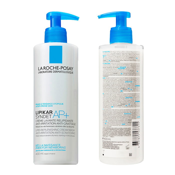La Roche Posay LIPIKAR SYNDET AP+ Crème de douche relipidante et apaisante pour peaux atopiques 400 ml La Roche Posay LIPIKAR SYNDET AP+ Crème de douche relipidante et apaisante pour peaux atopiques 400 ml