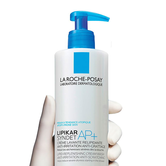 La Roche Posay LIPIKAR SYNDET AP+ Crème de douche relipidante et apaisante pour peaux atopiques 400 ml