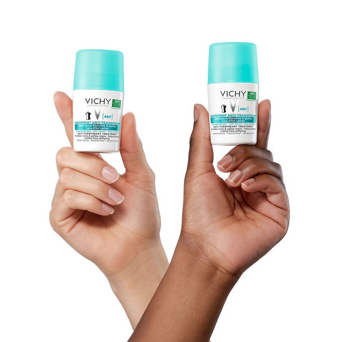 Vichy Traitement Anti-transpirant Déodorant Roll-on 50 ml, 48h Anti-marques Blanches, Peaux Sensibles Vichy Traitement Anti-transpirant Déodorant Roll-on 50 ml, 48h Anti-marques Blanches, Peaux Sensibles