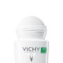 Vichy Traitement Anti-transpirant Déodorant Roll-on 50 ml, 48h Anti-marques Blanches, Peaux Sensibles