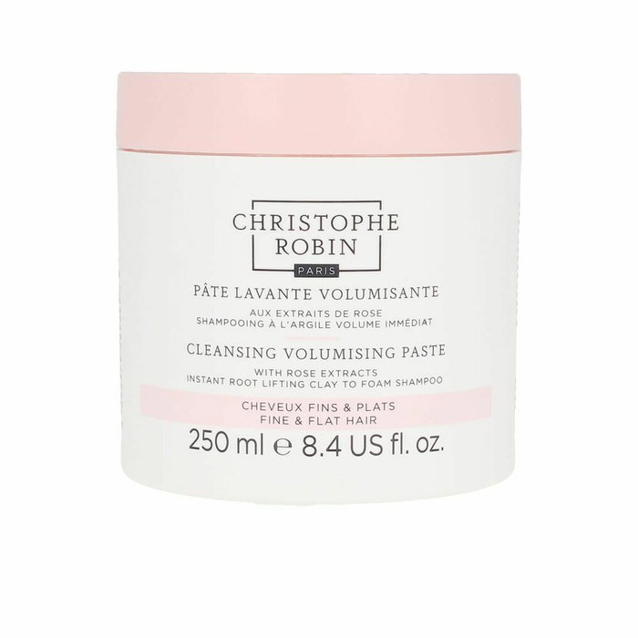 Christophe Robin Soin Lavant Volumateur à l'Argile Rassoul et Extraits de Rose 250 ml Christophe Robin Soin Lavant Volumateur à l'Argile Rassoul et Extraits de Rose 250 ml