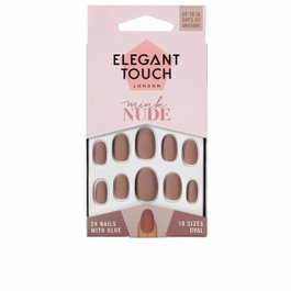 Elegant Touch Polished Colour ongles ovales mink nude (24 unités)