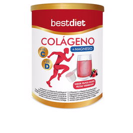 Best Diet Collagène en poudre saveur fruits rouges avec Magnésium 250g
