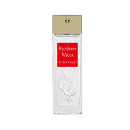 Alyssa Ashley Red Berry Musk Eau de Parfum - Parfum féminin floral musqué avec vanille et bois blancs - 100 mL