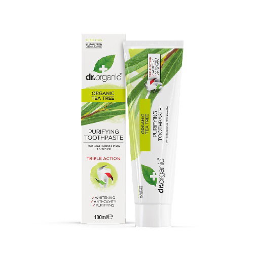 Dr. Organic Dentifrice Bioactif à l'Arbre à Thé 100 ml