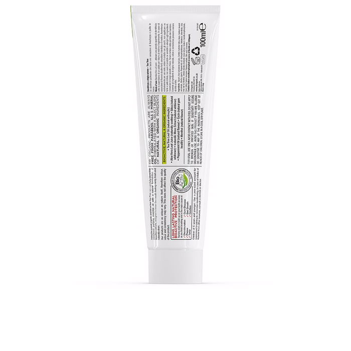 Dr. Organic Dentifrice BIOACTIF à l'Arbre à Thé - Soin Naturel et Fraîcheur - 100 ml