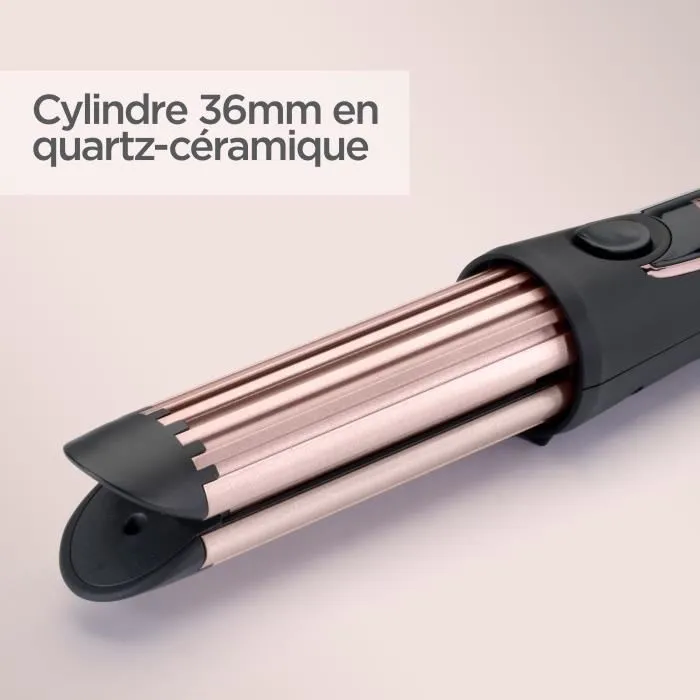 Babyliss C112E Curl Styler Luxe Fer à boucler céramique noir et or rose Babyliss C112E Curl Styler Luxe Fer à boucler céramique noir et or rose
