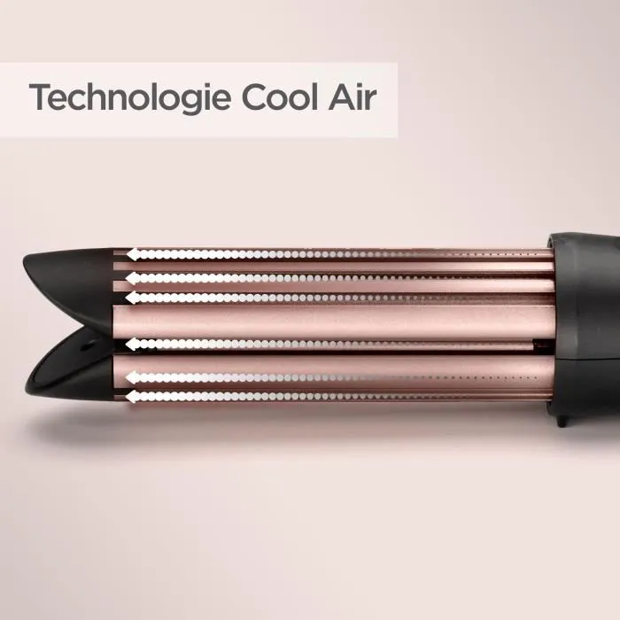 Babyliss C112E Curl Styler Luxe Fer à boucler céramique noir et or rose Babyliss C112E Curl Styler Luxe Fer à boucler céramique noir et or rose