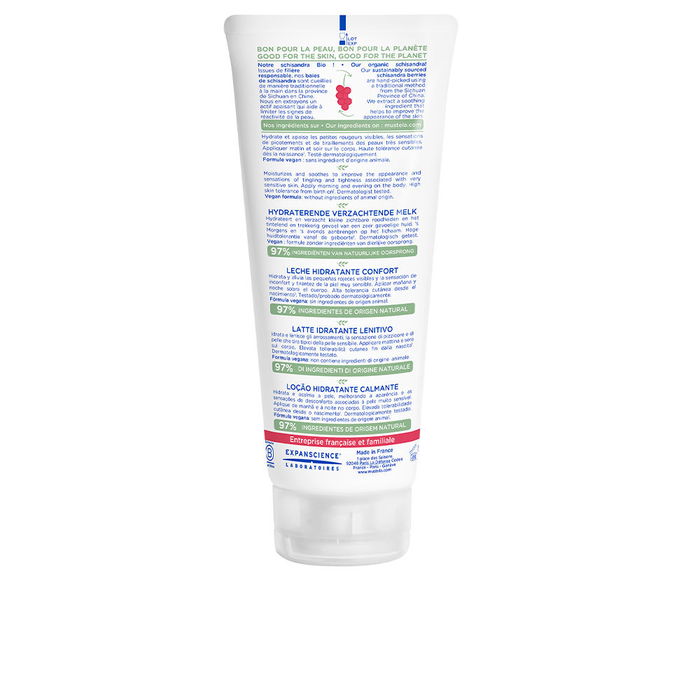 Mustela - Lait corporel apaisant à la Schisandra pour bébé - Soin hydratant 200 ml