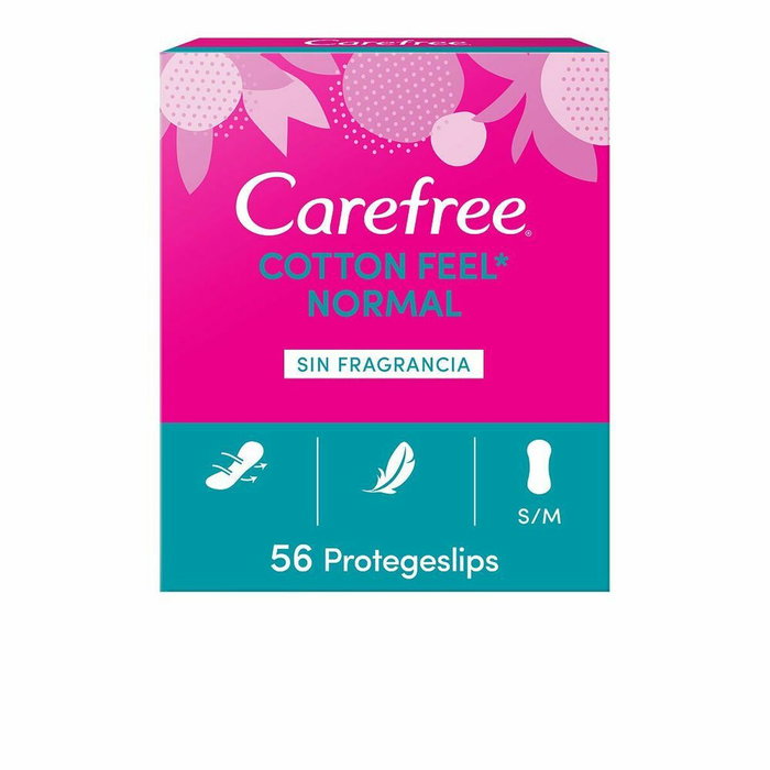 Carefree Cotton protège-slips sans parfum, 56 unités Carefree Cotton protège-slips sans parfum, 56 unités