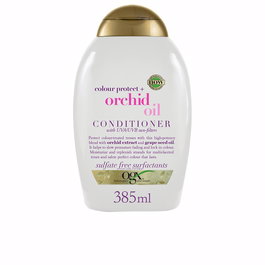 Ogx Revitalisant Huile d'Orchidée pour Cheveux Colorés - Soin Anti-Décoloration, 385 ml