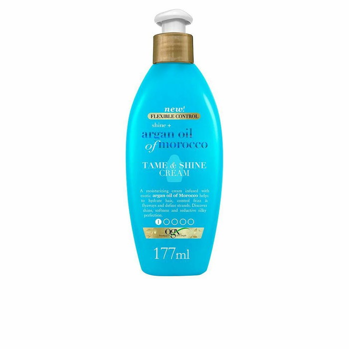 Ogx Crème Coiffante Tame & Shine à l'Huile d'Argan 177 ml Ogx Crème Coiffante Tame & Shine à l'Huile d'Argan 177 ml